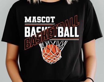 Basketball Template, Team Shirt Design, Game Day, Basketball Mom, Svg cut file, Sport Mom, Digital Download.