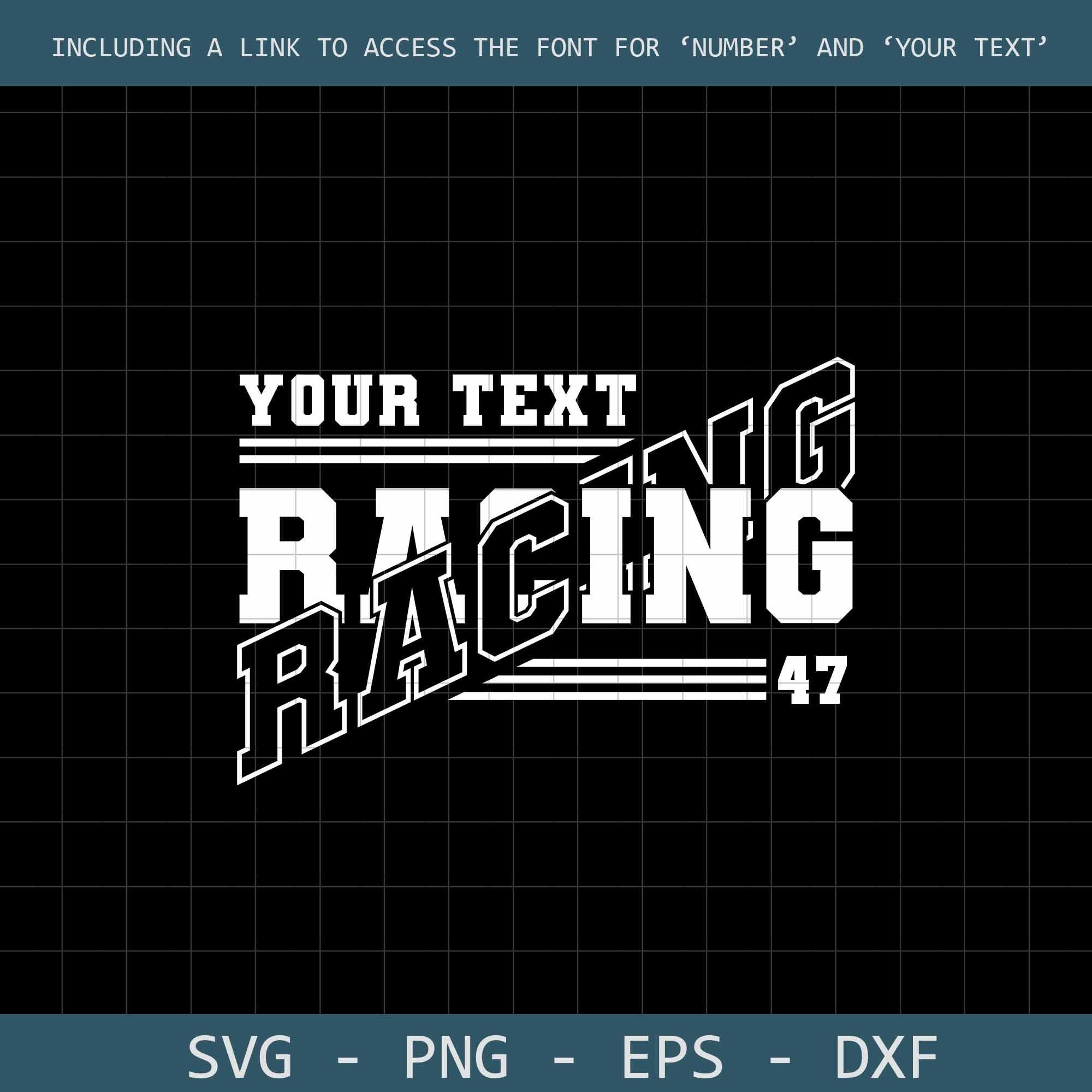 Racing Template, Racing Design, Svg Cut File, Race Mom, Pit Crew ...