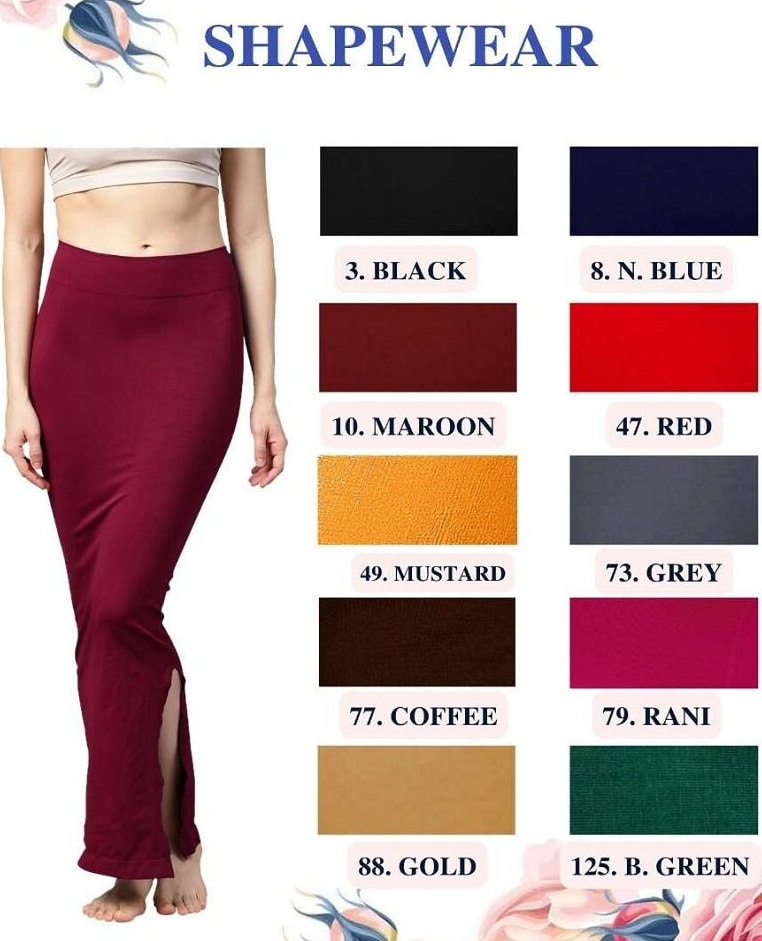 Buy GenericTFC Saree Petticoat Shapewear Saree Skirt Saree Silhouette  Smooth Stretchable Shape Wear Body Shaper Petticoat for Saree for Women  with Drawstring Online at desertcartOMAN