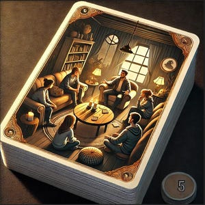 Scary Story Card Game - Halloween Party Fun - Download