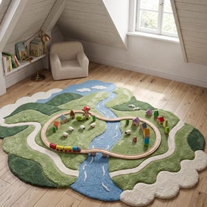 Landscape Play Rug - Etsy