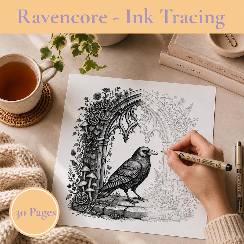 Ink Tracing Halloween - Etsy