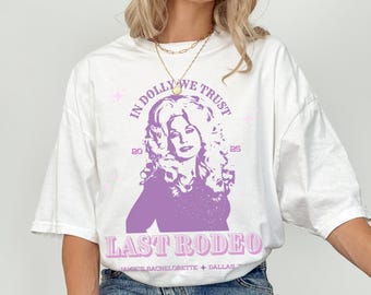 Custom Dolly Parton Personalized Bachelorette Concert Girls Trip Tee Soft Vintage Oversized Western Graphic TShirt Wedding Engagement Shirt