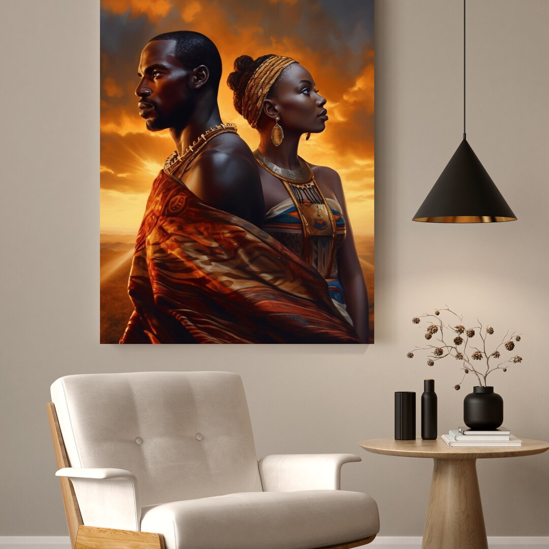 Black Art, African Art, African American, Digital Art, Cultural Art, Africanthemed Home Décor
