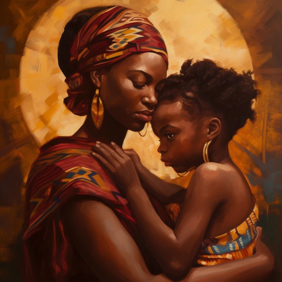 African Mother Art