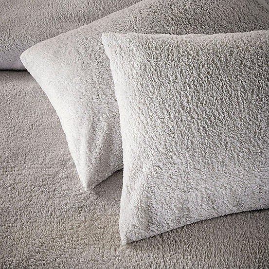 Vantona Essentials Range Teddy Fleece Duvet Cover Set Grey Etsy UK