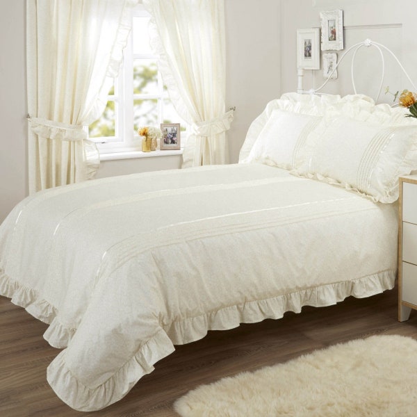 Vantona Country Monique Duvet Cover Set - Cream