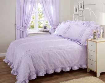 Vantona Country Monique Duvet Cover Set - Lilac