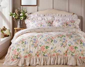 Vantona Danbury Duvet Cover Set - Cream