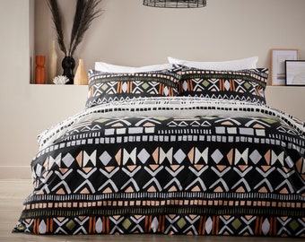 Vantona Essentials Range Sahara Duvet Cover Set - Multi