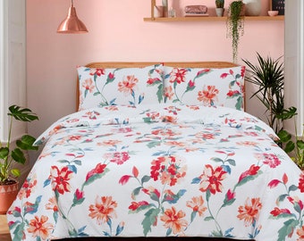 Vantona Classic Range Abby Floral Duvet Cover Set - Multi