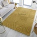 Geometric Modern Cut Loop High Low Pile Hand Tufted Rug for Living Room ...