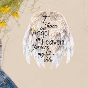 Angel Wings, Angel Wings Tshirt, Angels, Angel in Heaven, Unisex Tshirt, Women&#39;s Shirt, Angel Shirt, Angel Mom, Angel Child, Angel Tshirt,