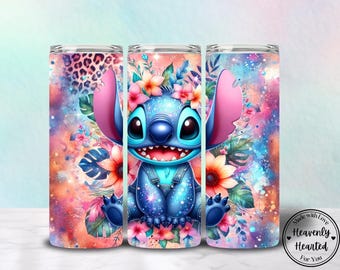 Vaso Stitch de 20 oz, artículos para beber coloridos