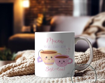 Mum Best-Tea Mug - Cute Mothers Day Gift