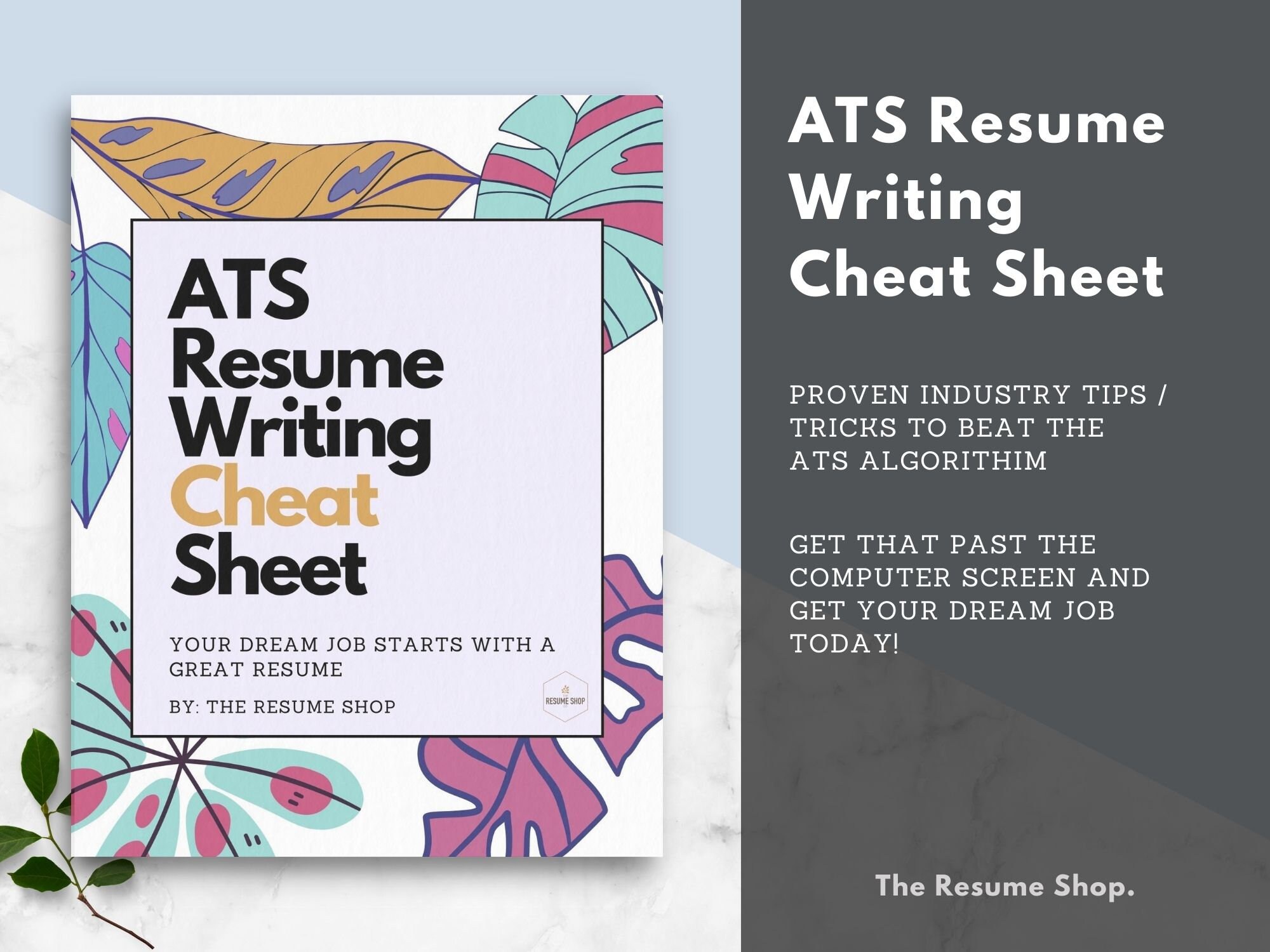 Modern Resume and Cover Letter Template ATS CV Template Resume Word ...