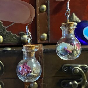Happiness Spell Jar Earrings