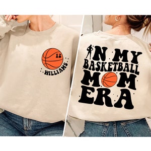 In My Basketball Mom Era Shirt, Retro Basketball Season Shirt, Basketball Shirt, High School Basketball Tee, Basketball Mom Shirt