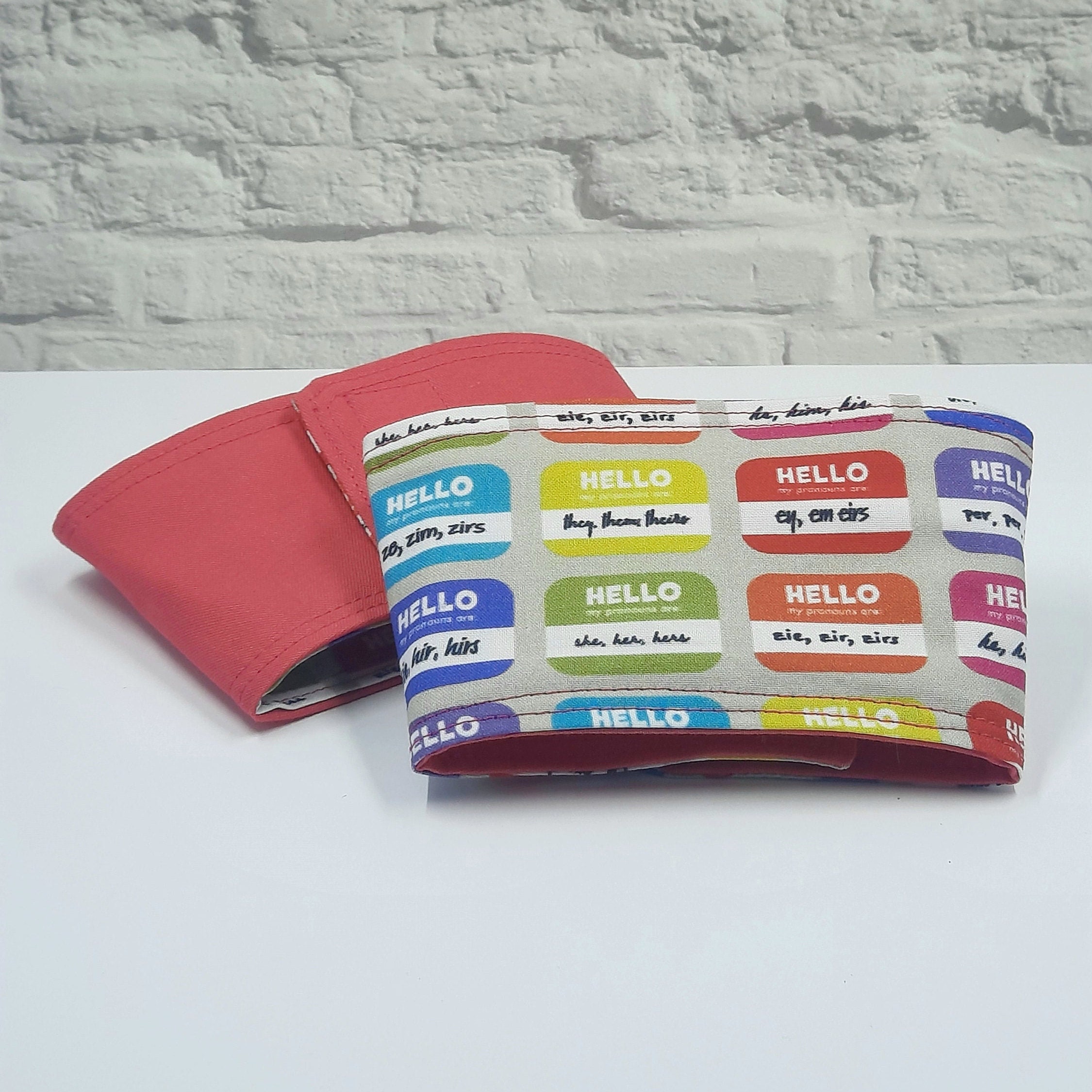 Reusable Fabric Coffee Sleeve for Pridemade With Fabric Etsy