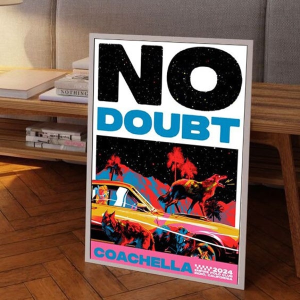 No Doubt Coachella 2024 Empire Polo Club Indio Ca Poster 2024