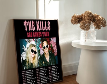 De Kills 2024 Tour-poster, Music Tour 2024-poster