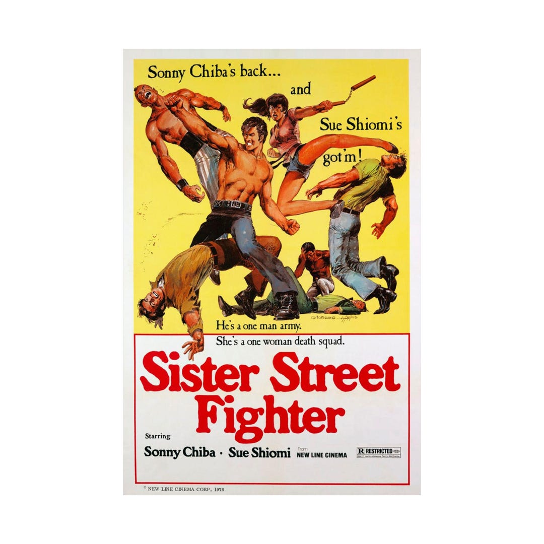 Subject - Poster Retro Street Fighter Movie