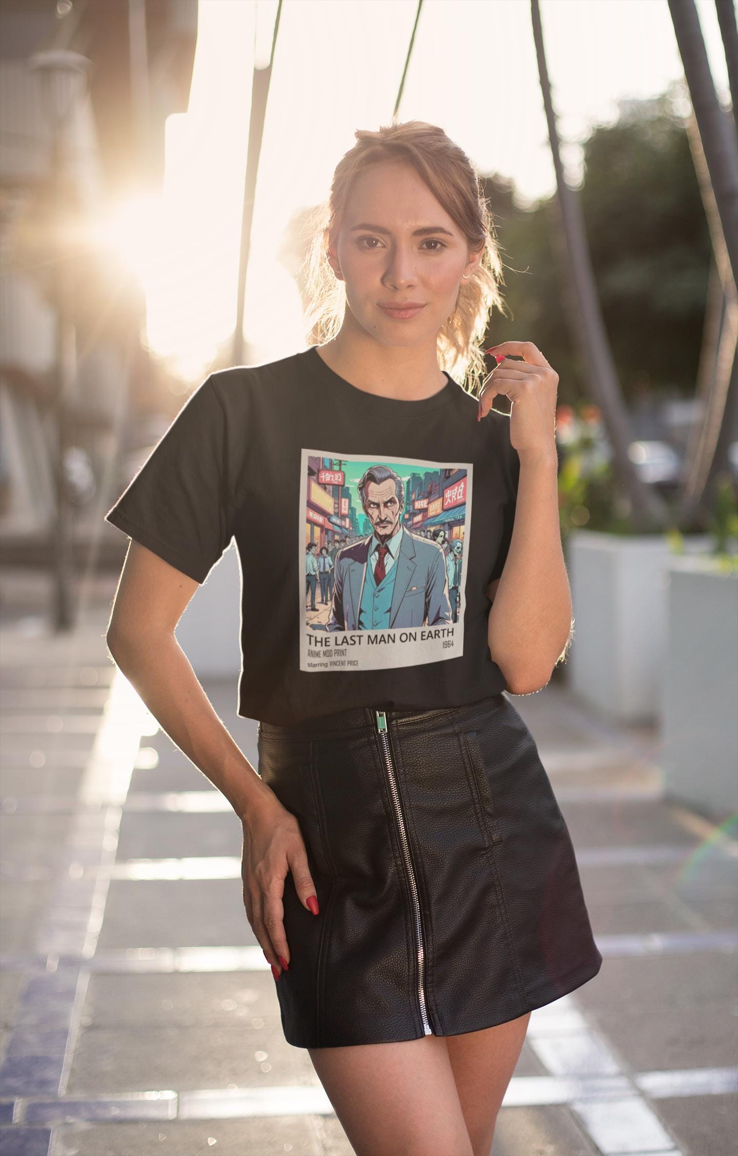 The Last Man on Earth T-shirt: 1964 Anime Mod Print Tee, Vincent