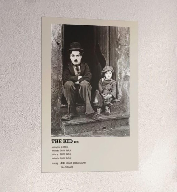 キッド（1921年）チャーリー・チャップリン映画ポスター：ヴィンテージ