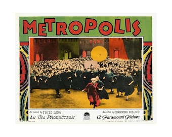 メトロポリス フリッツ・ラング 1927 ヴィンテージ スタイル 映画