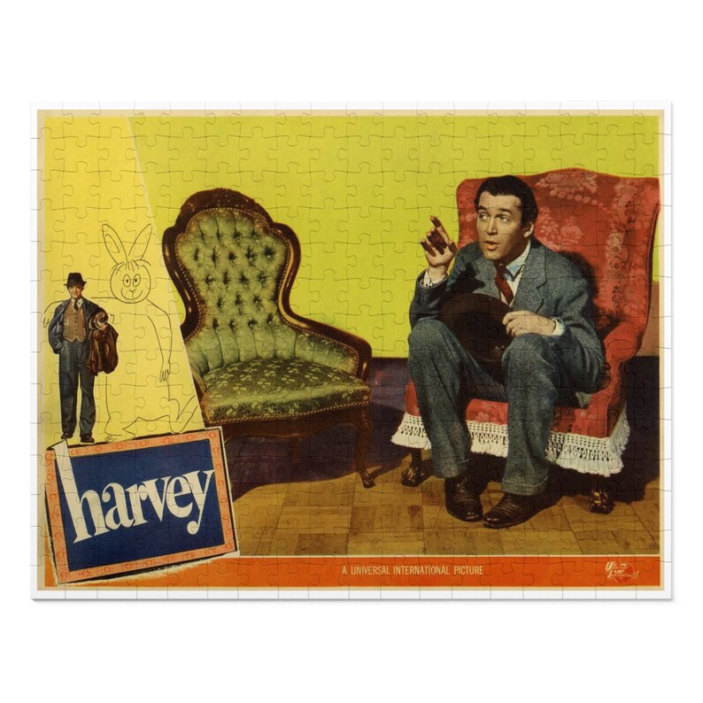 Harvey 1950 Movie Retro Print Jigsaw Puzzle 252 14x11 Hollywood Classic