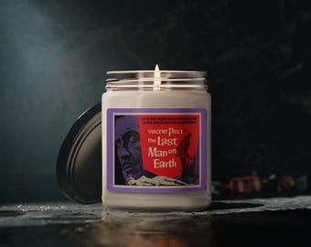The Last Man on Earth Lavender | Scented Soy Candle, 9oz | White Sage + Lavender | Vincent Price | birthday gift | George Romero | zombie