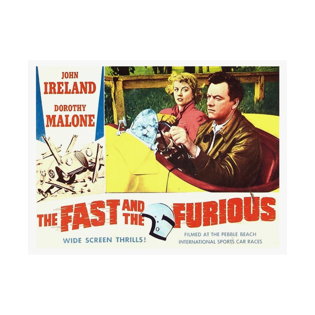 ワイルド・スピード 1954 ポスター：レトロアメリカアートプリント