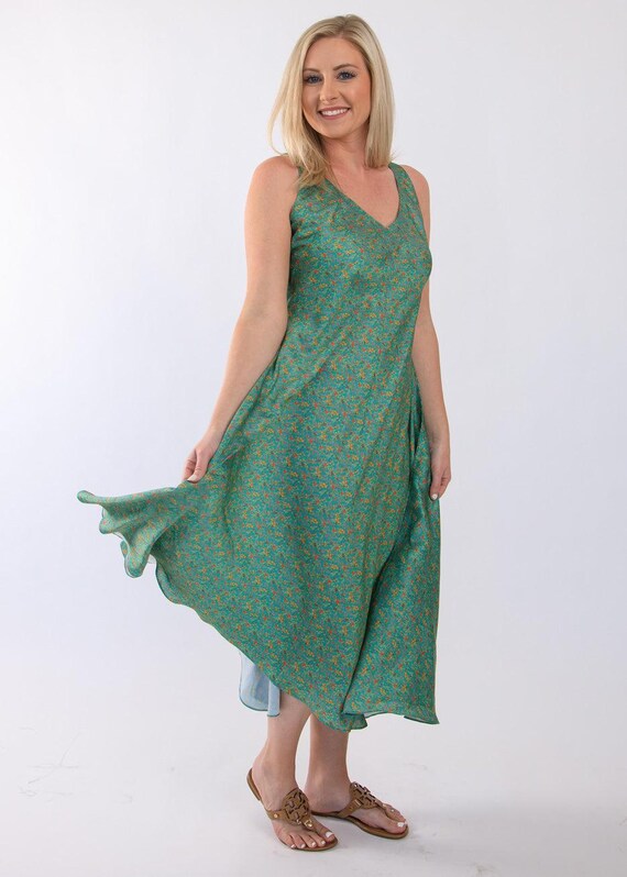 Cozumel Sea Green Midi Dress for Mother Cozumel Sea Green Midi Dress for Mother