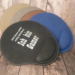 Custom Leather Mouse Pad | Personalized Mouse Pad | Coworker Gift, Gift for Dad, Gift for Him and Her, Teacher Gift