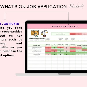 Kalkylblad för jobbansökningsspårning, Google Sheet för jobbspårning, spårning av jobberbjudanden, spårning av jobbintervjuer, karriärplanerare, spårning av jobbsökning bild 4