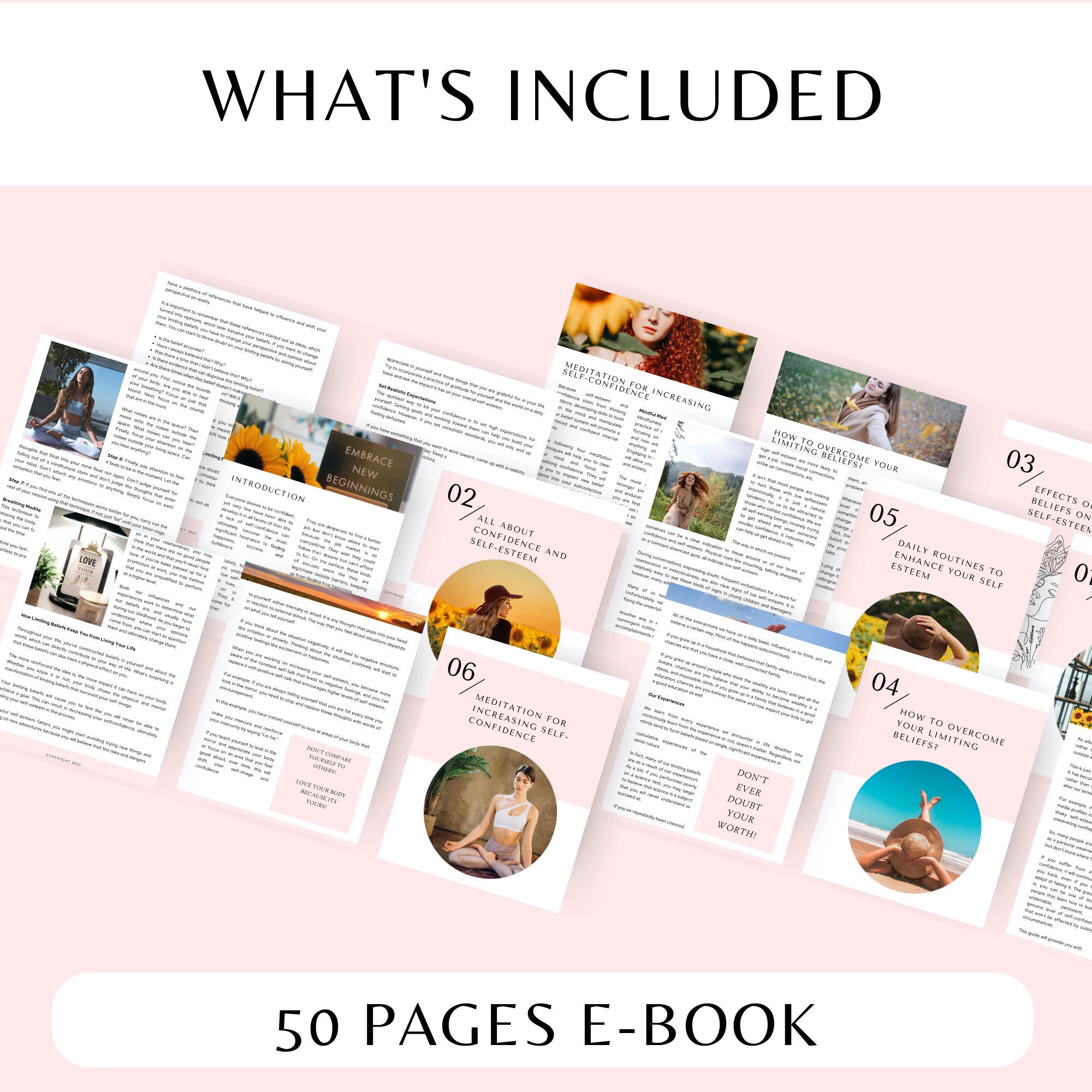 Self Confidence, Self Esteem, Done for You E-book & PLR Guide for ...