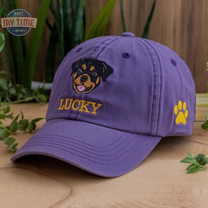 Personalized Embroidered DogHat, Custom Pet Cap, Dog Hat Custom, Custom Dog Hat Custom, Vintage Baseball Hat, Dog Baseball Cap, Dog Mom Hat