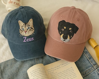 Custom Dog Cat Hat custom Hat Vintage Baseball Hat Personalized Cat Hat Custom Pet Cap Dog Hat Custom Dog Baseball Cap Dog Mom Hat