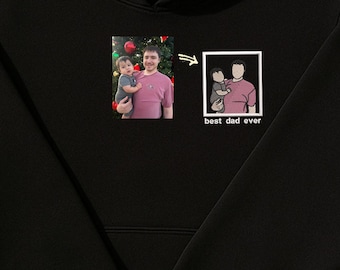 Custom embroidered photo, Embroidered Family Couple Portrait t shirt, Custom embroidered photo sweatshirt, custom embroidered tshirt