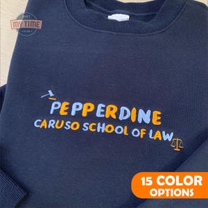 Embroidered Bubble Letter University Hoodie, Custom College Sweatshirt, Custom Text Shirt, College Graduation Gifts, Back To School Gift