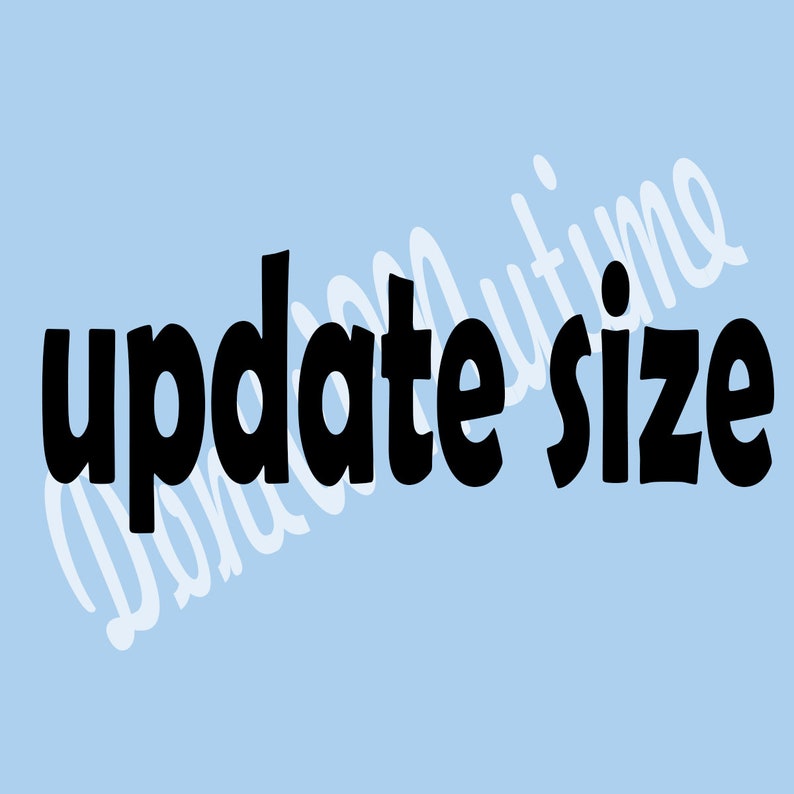 UPRAGE SIZE Update Size image 1