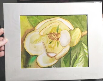 Original Flower Watercolor Painting