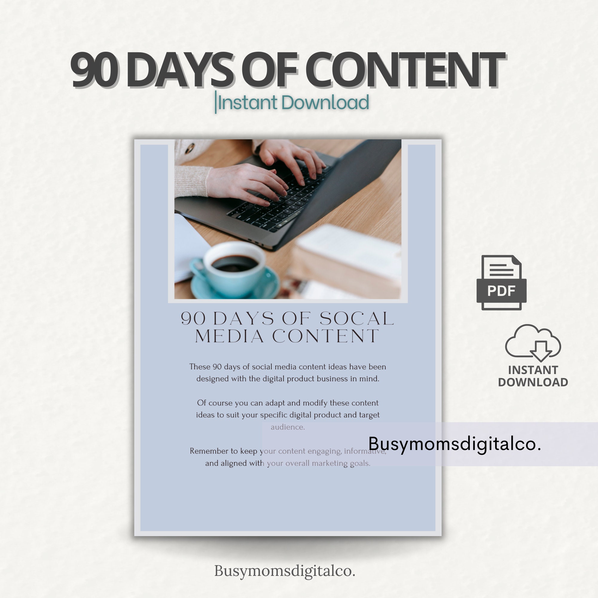 90 Days of Social Media Content Ideas| Boost Your Online Presence ...