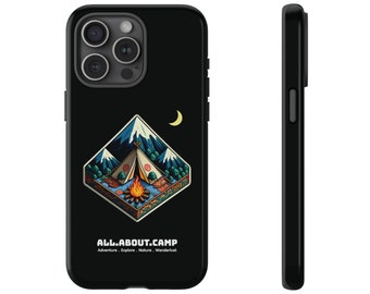 Estado de ánimo de camping Fundas resistentes para iPhone