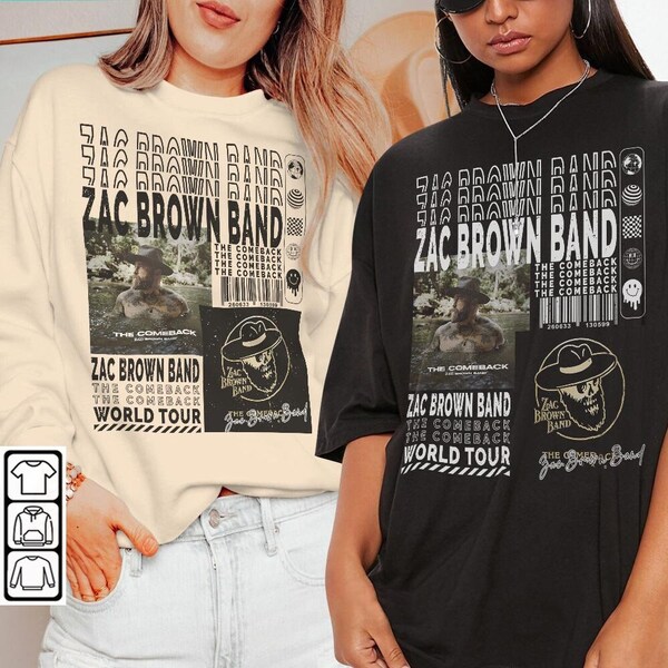 Zac Brown Band T-Shirt - Offizielles Merch Mit Circle Logo