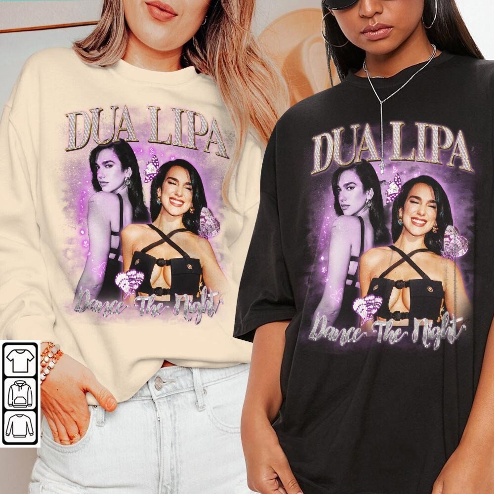 Camiseta Dua Lipa Cantante 2023 Dua Lipa Tour 2023 Merch Para Hombre ...