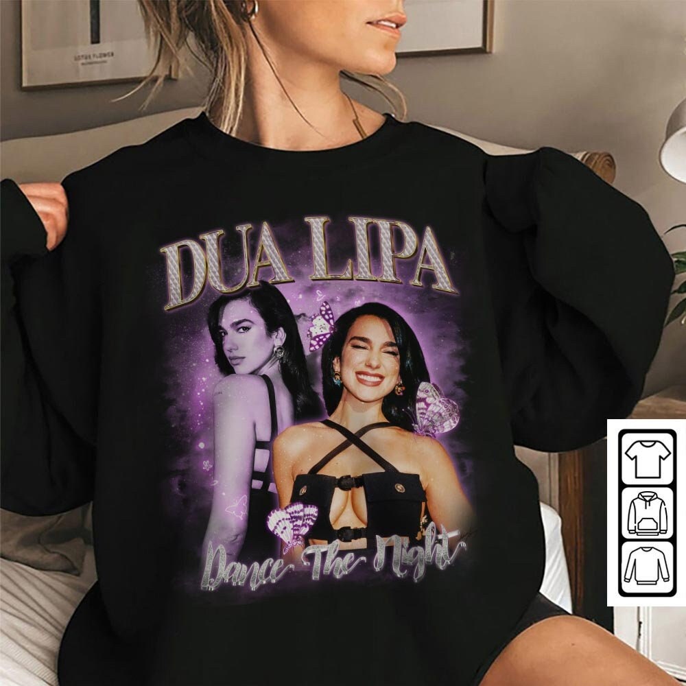 Camiseta Dua Lipa Cantante 2023 Dua Lipa Tour 2023 Merch Para Hombre ...