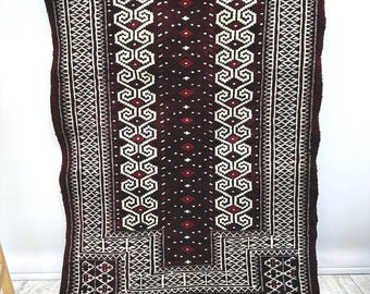 Afghan rug, turkish rug, area rug, boho decor rug, vintage rug, large rug, handmade rug , turkey rug , floor rug,  3.1 x 5.2 ft