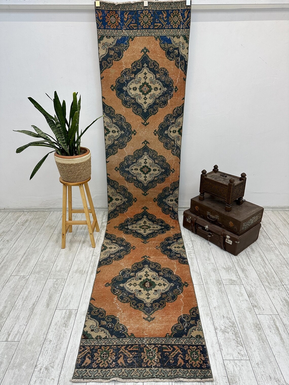 14x25 Long Runner Rug Runner Rug, Very Long Runner, Extra Long Runner, Turkish Rug, Anatolian ...