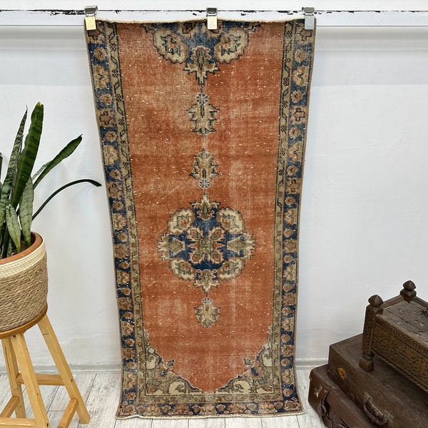 turkish rug, area rug,persian style, boho decor rug, vintage rug, large rug, handmade rug , turkey rug , floor rug , Afghan rug, 2.7x5.7 ft